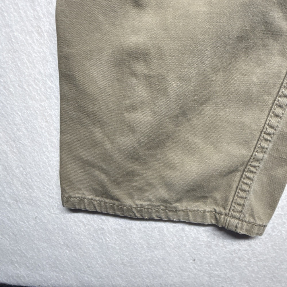 Levi's 505 Mens Pants Khaki Chino Straight Fit Cotton Casual Brown Levis W38X32 - Picture 12 of 15
